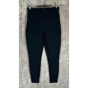 Spanx Leggings Womens Medium Black Rayon‎ Nylon Measures 26X25 Ankle